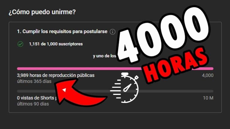 Descubre Cuánto Tiempo Necesitas para Alcanzar 4 Mil Horas en YouTube