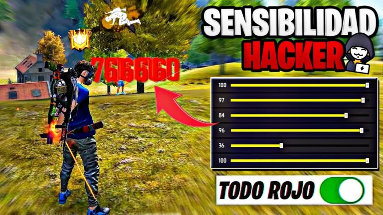 cual es la mejor sensibilidad para free fire para dar todo rojo
