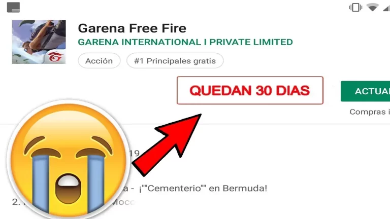 cuando eliminan el juego de free fire