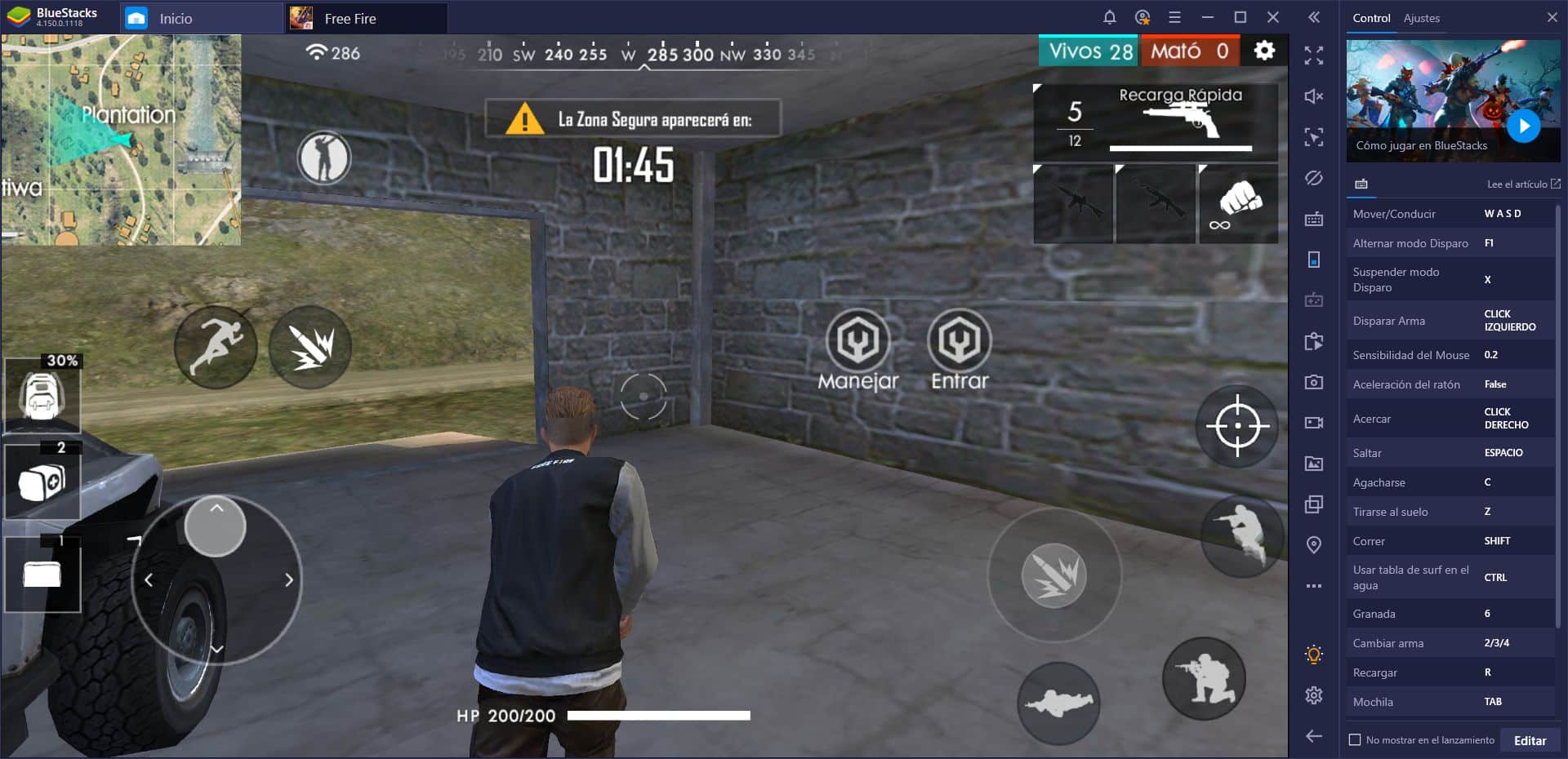 Free Fire Update BlueStacks Usage ES 7