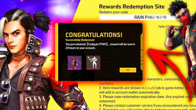 Colocar codigo Free Fire