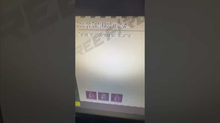Como canjear codigos en Free Fire
