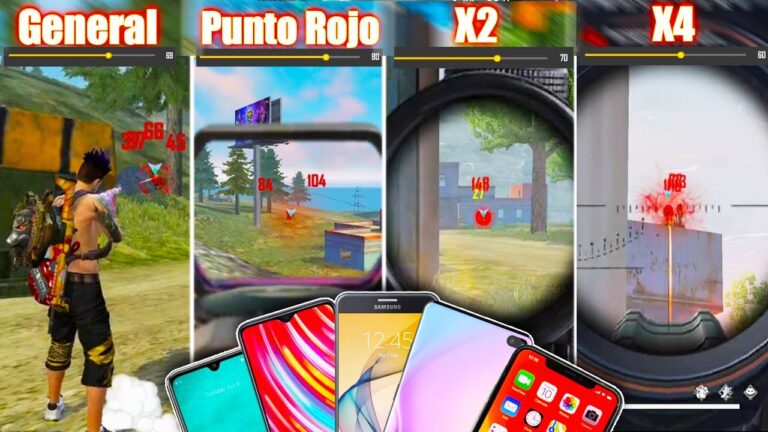 Como configurar mira en Free Fire