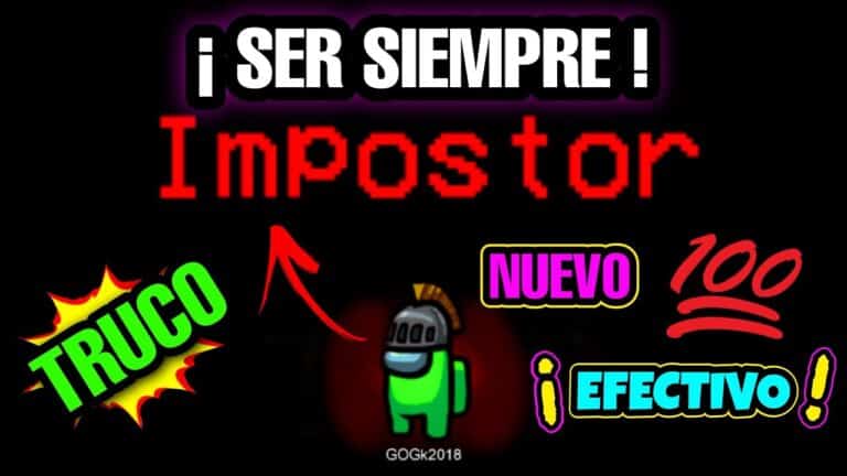 Como hacer para que te toque ser impostor en Among Us