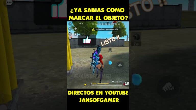 Como marcar objetos en Free Fire