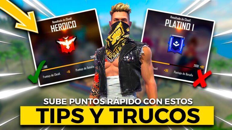 Como no perder puntos en clasificatoria Free Fire