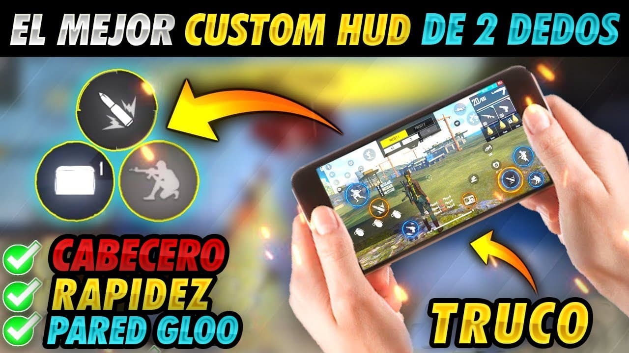 Configuracion de los controles de Free Fire