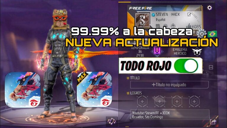 Configuracion para dar tiros ala cabeza en Free Fire