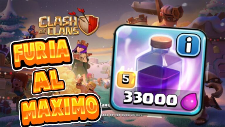 Cual es el nivel maximo de la furia en Clash of Clans