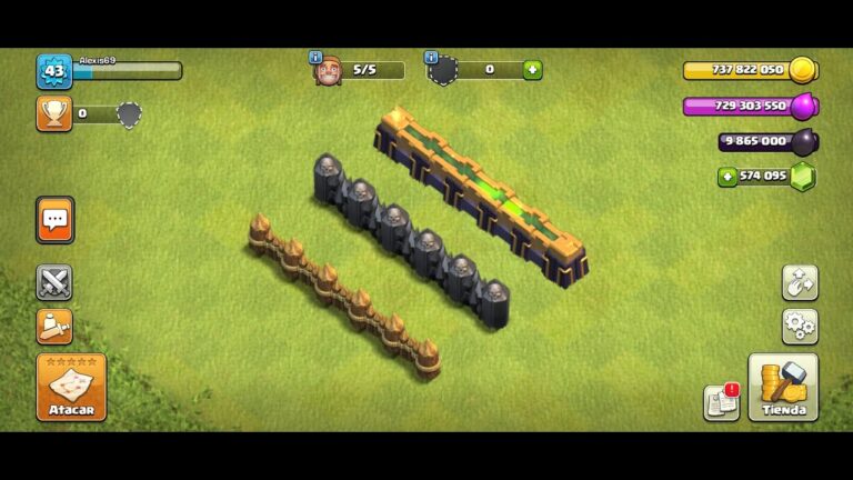 Cuantos muros hay en Clash of Clans