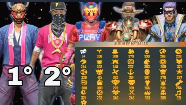 Cuenta de Free Fire con todos los pases elite