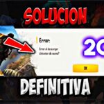 Solución al error en Free Fire: cómo arreglar los problemas de manera rápida y sencilla