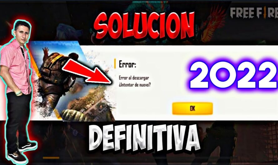 Solución al error en Free Fire: cómo arreglar los problemas de manera rápida y sencilla