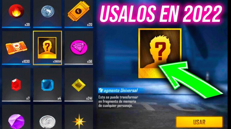 Para que son los fragmentos de personajes del Free Fire