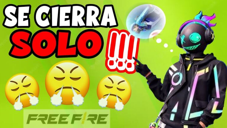 Por que me saca de la partida de Free Fire