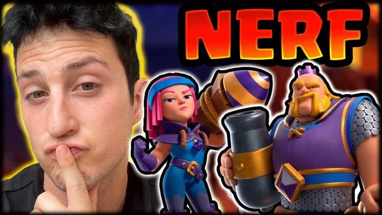 descubre cual es la carta mas nerfeada de clash royale y como afecta al meta del juego
