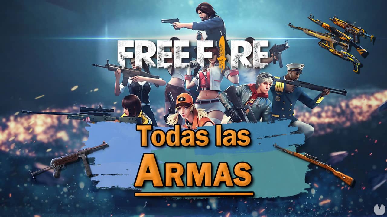 descubre el nombre de todas las armas de free fire la guia definitiva