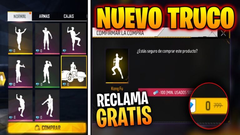 descubre los mejores trucos para obtener emotes en free fire con oro