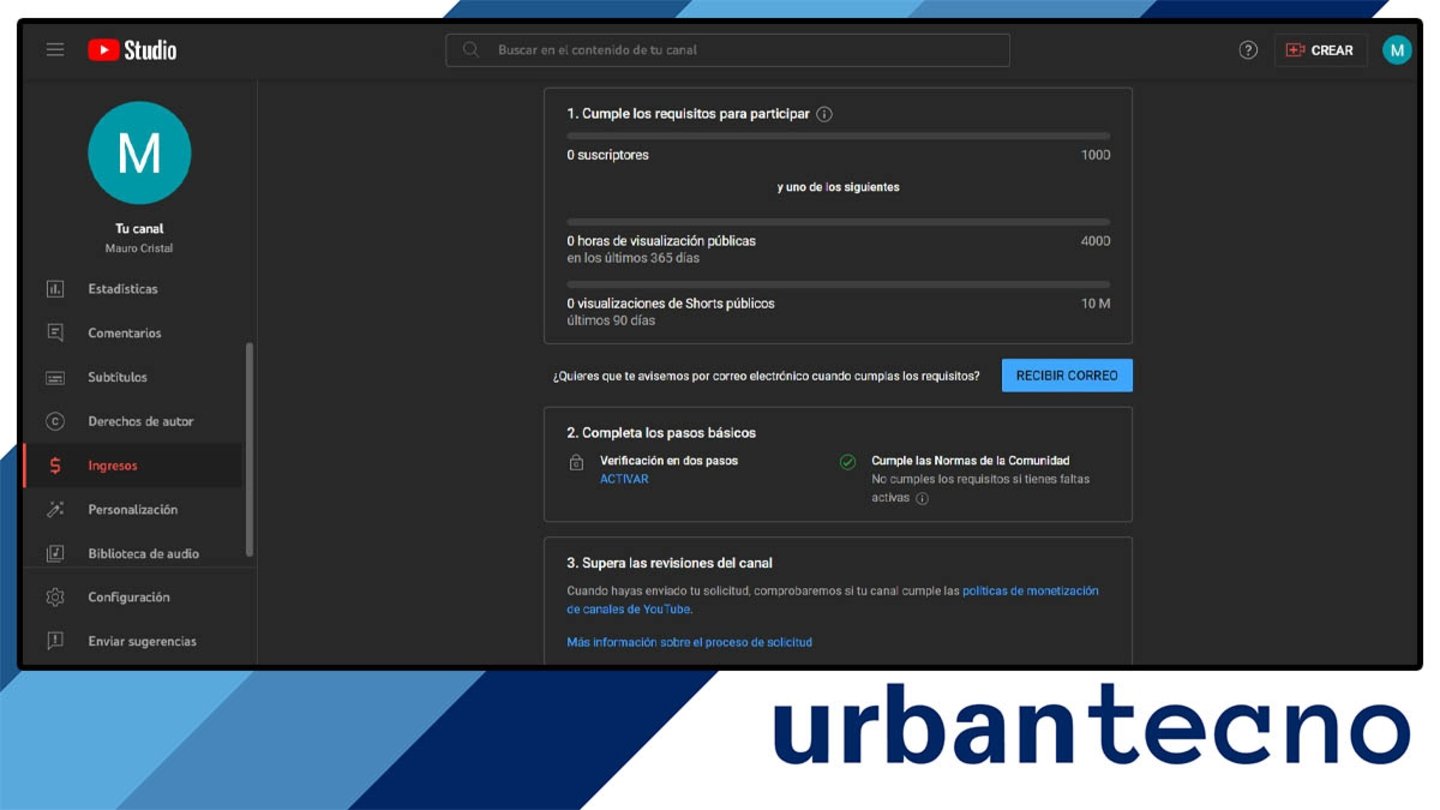descubre si tu canal de youtube esta monetizado guia paso a paso
