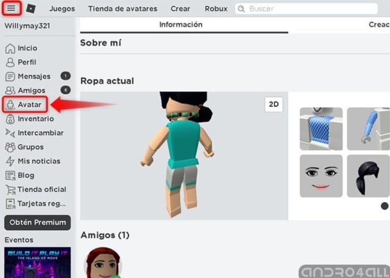 guia paso a paso como hacer un avatar increible en roblox