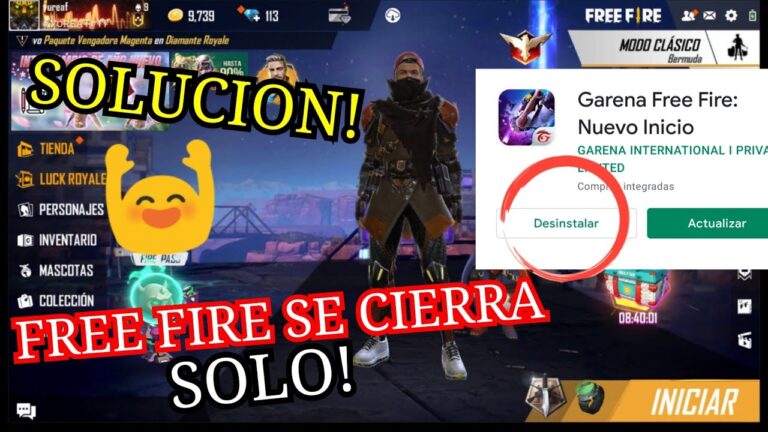 solucion free fire se cierra apk consejos para arreglar el problema rapidamente