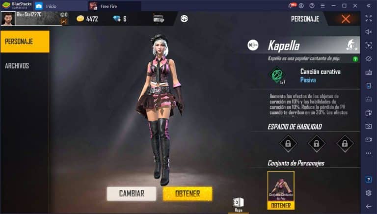 Free Fire Characters ES 4